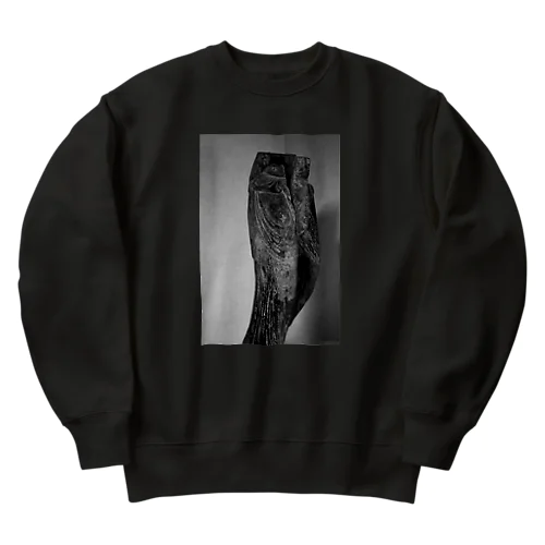 松川二十五菩薩・立像1 Heavyweight Crew Neck Sweatshirt