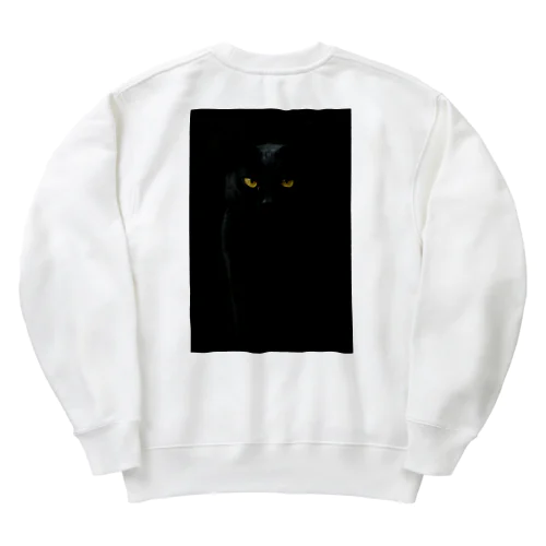 幸運の猫 Heavyweight Crew Neck Sweatshirt