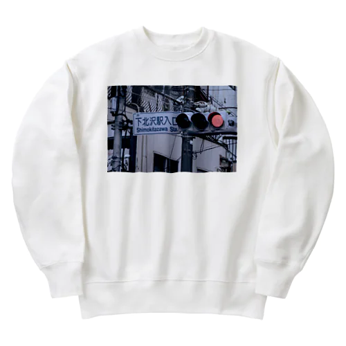 下北沢駅入口 Shimokitazawa Sta. 1 Heavyweight Crew Neck Sweatshirt