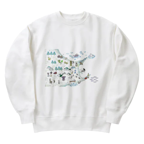 冬のひがし北海道 Heavyweight Crew Neck Sweatshirt