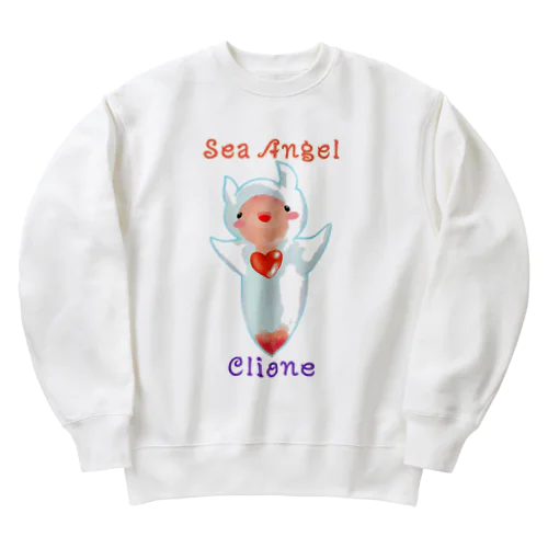 流氷の天使クリオネ① Heavyweight Crew Neck Sweatshirt