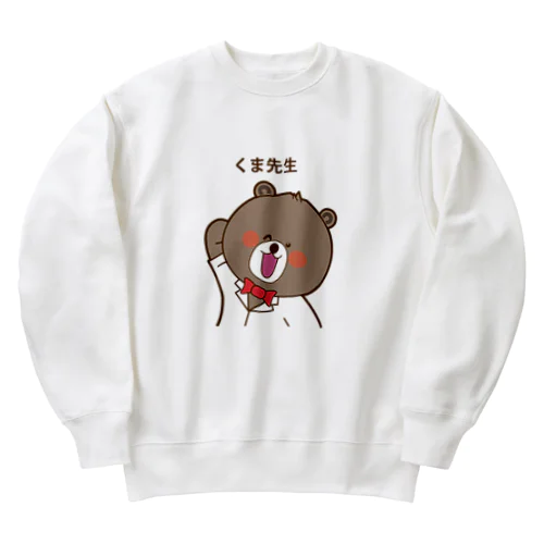 くま先生 Heavyweight Crew Neck Sweatshirt