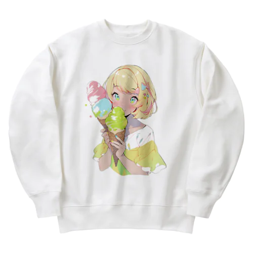 夏だ！アイスだ 017 Heavyweight Crew Neck Sweatshirt