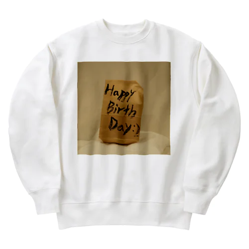 Happy Birthday :) Heavyweight Crew Neck Sweatshirt