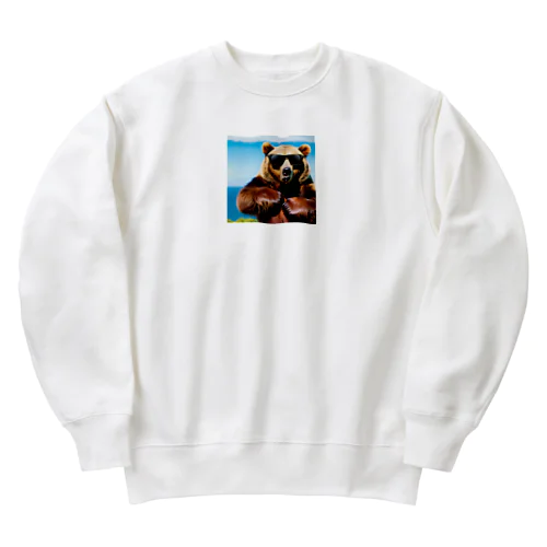 くま Heavyweight Crew Neck Sweatshirt