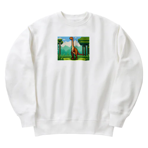 恐竜㊼　マムチサウルス Heavyweight Crew Neck Sweatshirt