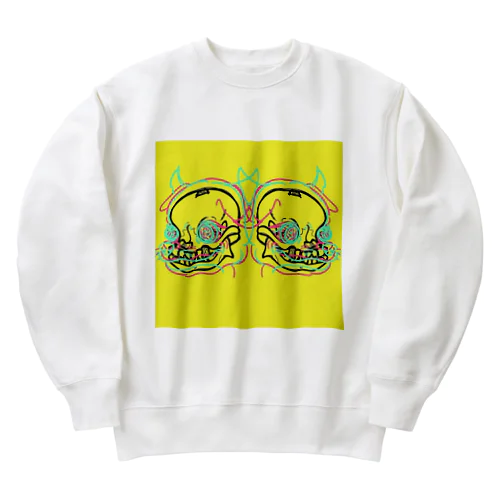 PunkなChihuahuaさん Heavyweight Crew Neck Sweatshirt