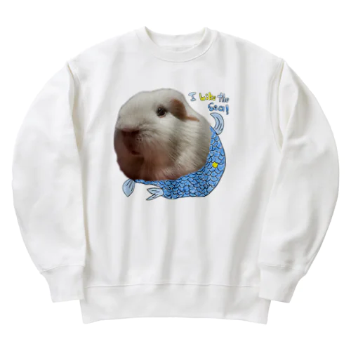 黄金のうろこ。 Heavyweight Crew Neck Sweatshirt