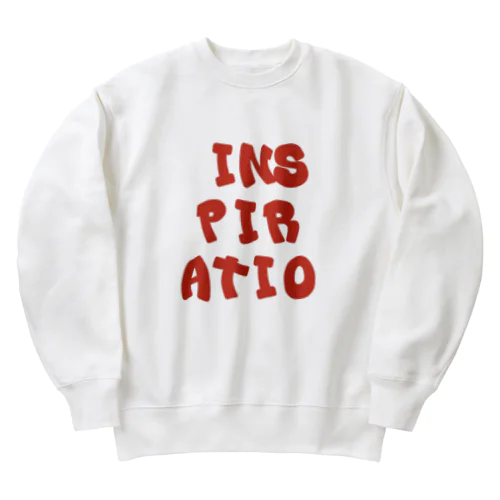 ローマ字を書いたヘビーウェイトスウェットです。アイホンのケースもあります。 Heavyweight Crew Neck Sweatshirt