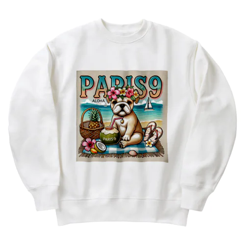 PARIS9 - ALOHA CHILL - No.4 Heavyweight Crew Neck Sweatshirt