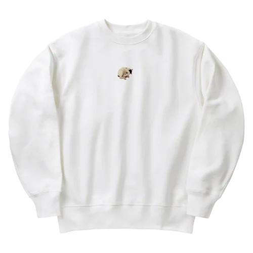 眠る猫 Heavyweight Crew Neck Sweatshirt