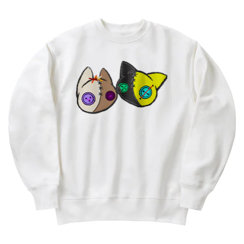 【つむぎはぎシリーズ】トラとウマ Heavyweight Crew Neck Sweatshirt