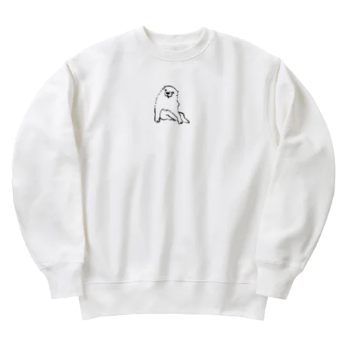 犬 / 長沢芦雪 Heavyweight Crew Neck Sweatshirt