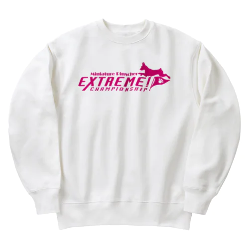 エクストリーム×ミニチュアピンシャー Heavyweight Crew Neck Sweatshirt
