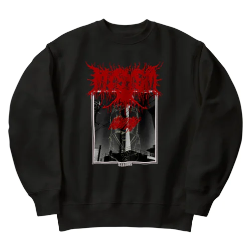 SEASONS_deathcore Heavyweight Crew Neck Sweatshirt