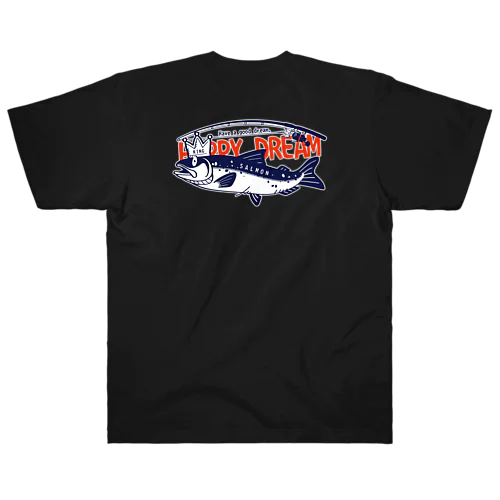 バックプリント サーモン サモタンの夢   Heavyweight T-Shirt