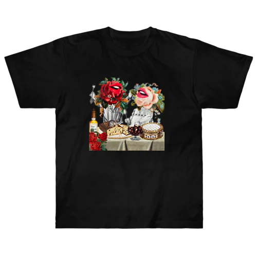 薔薇のランチ Heavyweight T-Shirt
