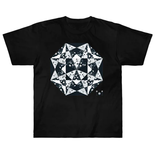 ドットコラージュ もっと幾何学模様 Heavyweight T-Shirt