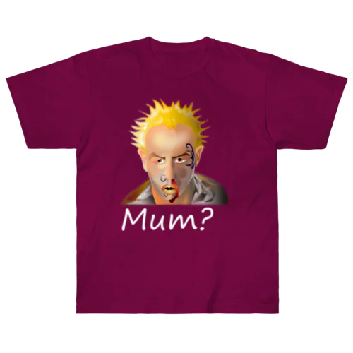 Mum?(white) Heavyweight T-Shirt