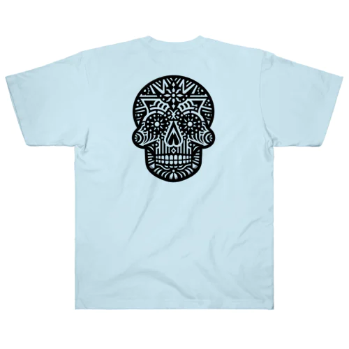 サイケ骸骨 Heavyweight T-Shirt