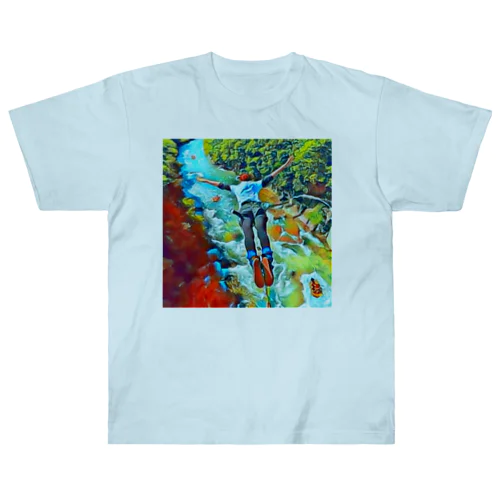 バンジージャンプ♥ Heavyweight T-Shirt