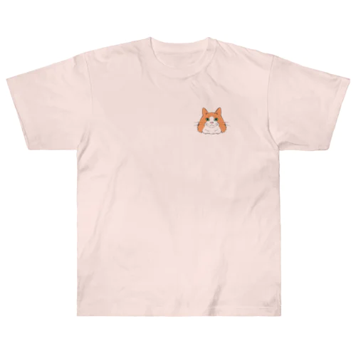髭袋デカ美 Heavyweight T-Shirt