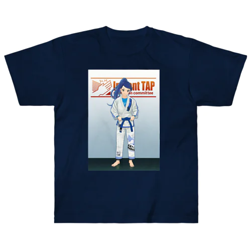 高速タップ推進委員会青帯ちゃん Heavyweight T-Shirt