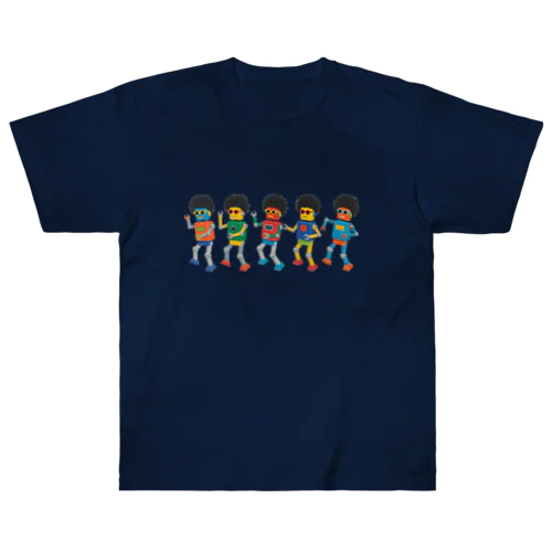 ファンキーロボットダンス Heavyweight T-Shirt