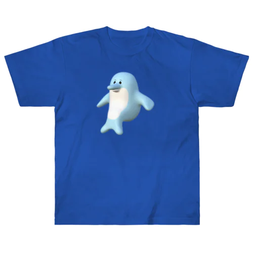 イルカ（3D） Heavyweight T-Shirt