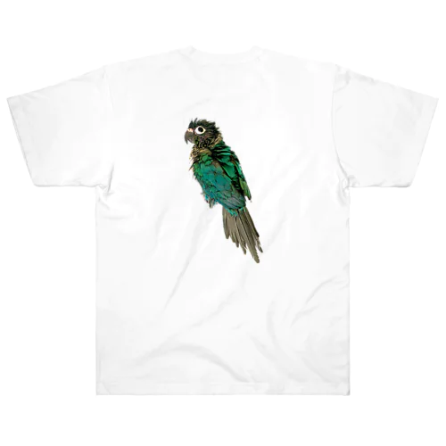 ウロコインコの翠【水浴び後ver】 Heavyweight T-Shirt