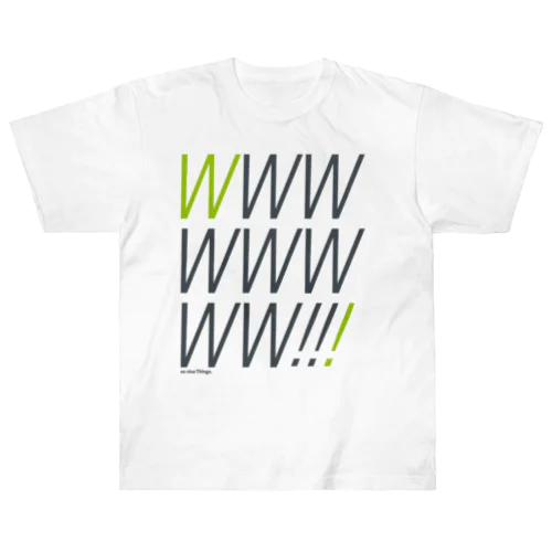 草T（ダークグレーテキスト） Heavyweight T-Shirt