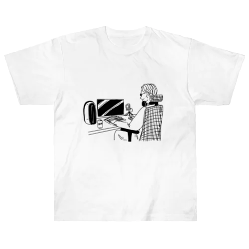 ゲーマー男子の日常 Heavyweight T-Shirt