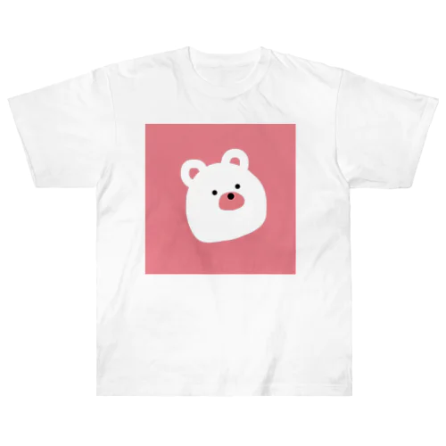ピンクのくまさん。 Heavyweight T-Shirt