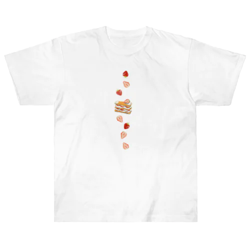 いちごのミルフィーユ Heavyweight T-Shirt