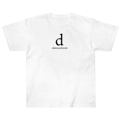 datemarknoteロゴT Heavyweight T-Shirt