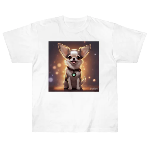 チワワのアムくん Heavyweight T-Shirt