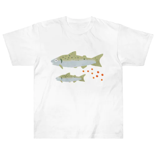 びわます親子 Heavyweight T-Shirt