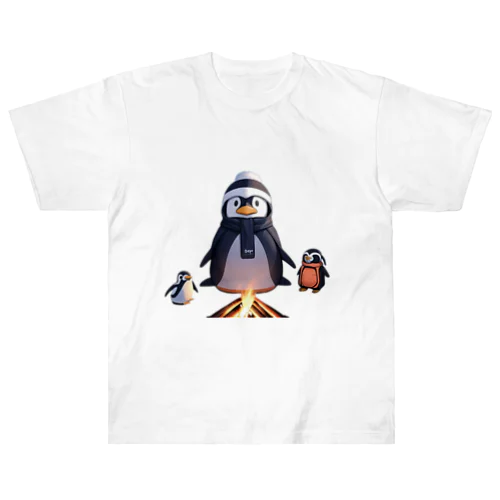 ペンギンサバイバル術 Heavyweight T-Shirt