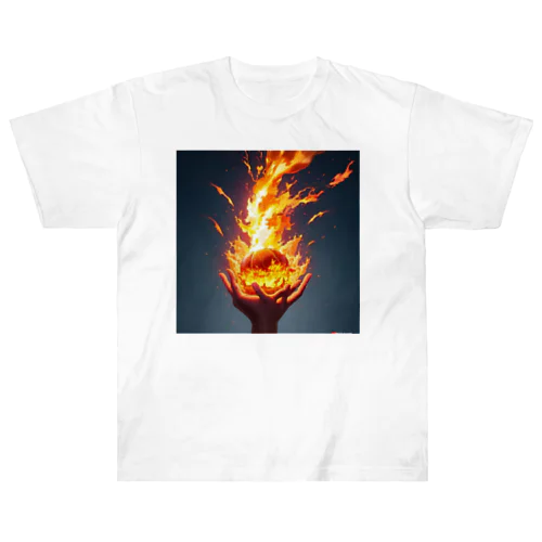 メラメラ Heavyweight T-Shirt