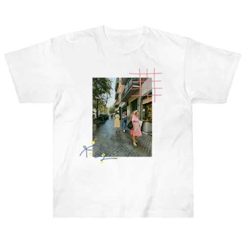 pastel girls (rakugaki ver.) Heavyweight T-Shirt