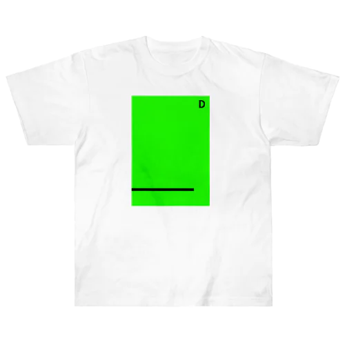 DAWN_Second Collection_One Color Green Heavyweight T-Shirt