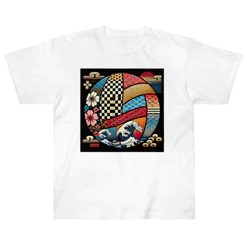 バレーボール　和柄 Heavyweight T-Shirt
