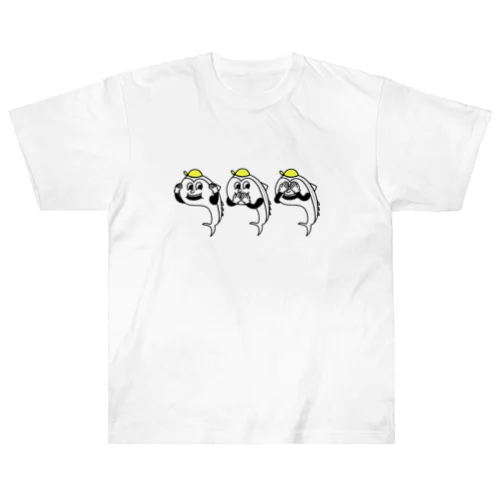 見ツナ言わツナ聞かツナ Heavyweight T-Shirt