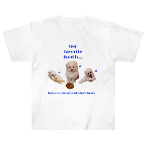 ポメプーのうたちゃん Heavyweight T-Shirt