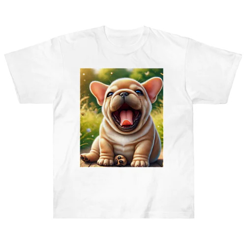 モフモフフレンチブル Heavyweight T-Shirt