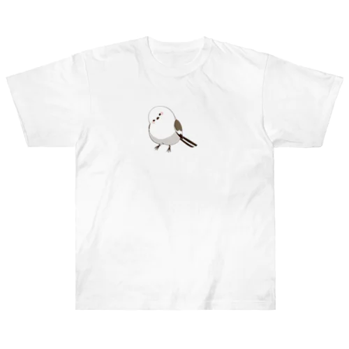 エナガのいる日常（カラー） Heavyweight T-Shirt