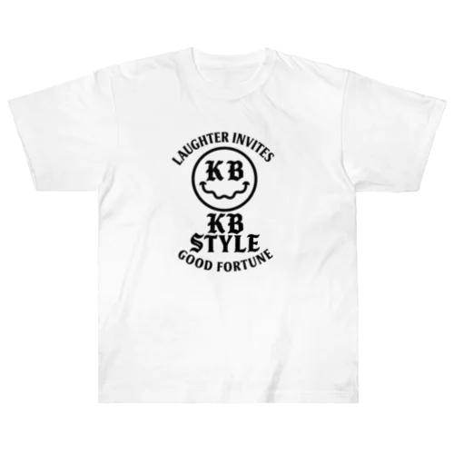 【GOOD FORTUNE ムニャスマイルT】KBSTYLE公式ロゴTシャツ Heavyweight T-Shirt