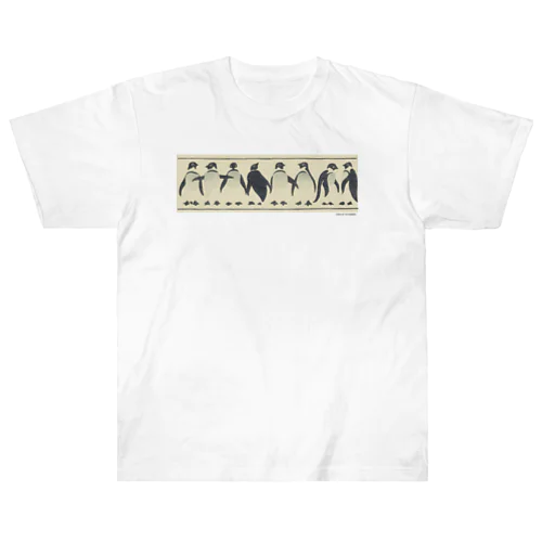 レトロイラストTシャツペンギン Heavyweight T-Shirt
