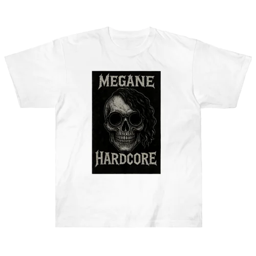 メタル髑髏めがね Heavyweight T-Shirt