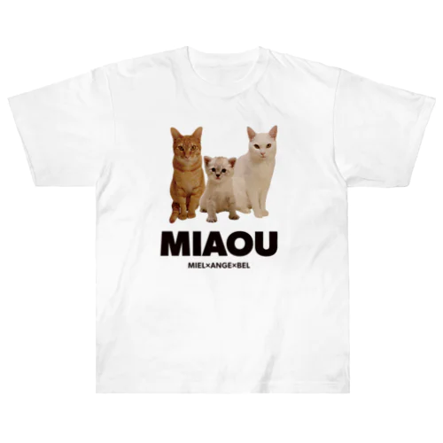 ミエル・ベル・アンジュ猫部屋Tシャツ Heavyweight T-Shirt